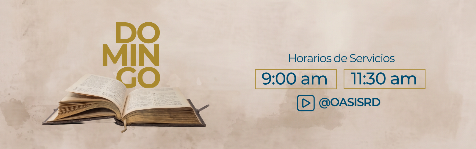 Servicios Dominicales  -  Oasis RD